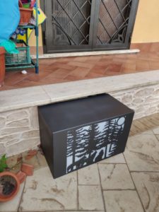 copertura in lamiera decorativa