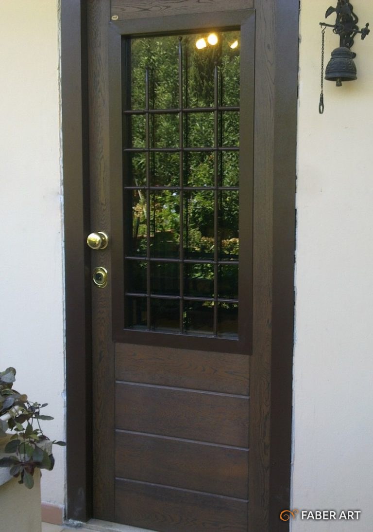 Porta per interni scorrevole per corridoio — Faber Art, Fonte Nuova (Roma)